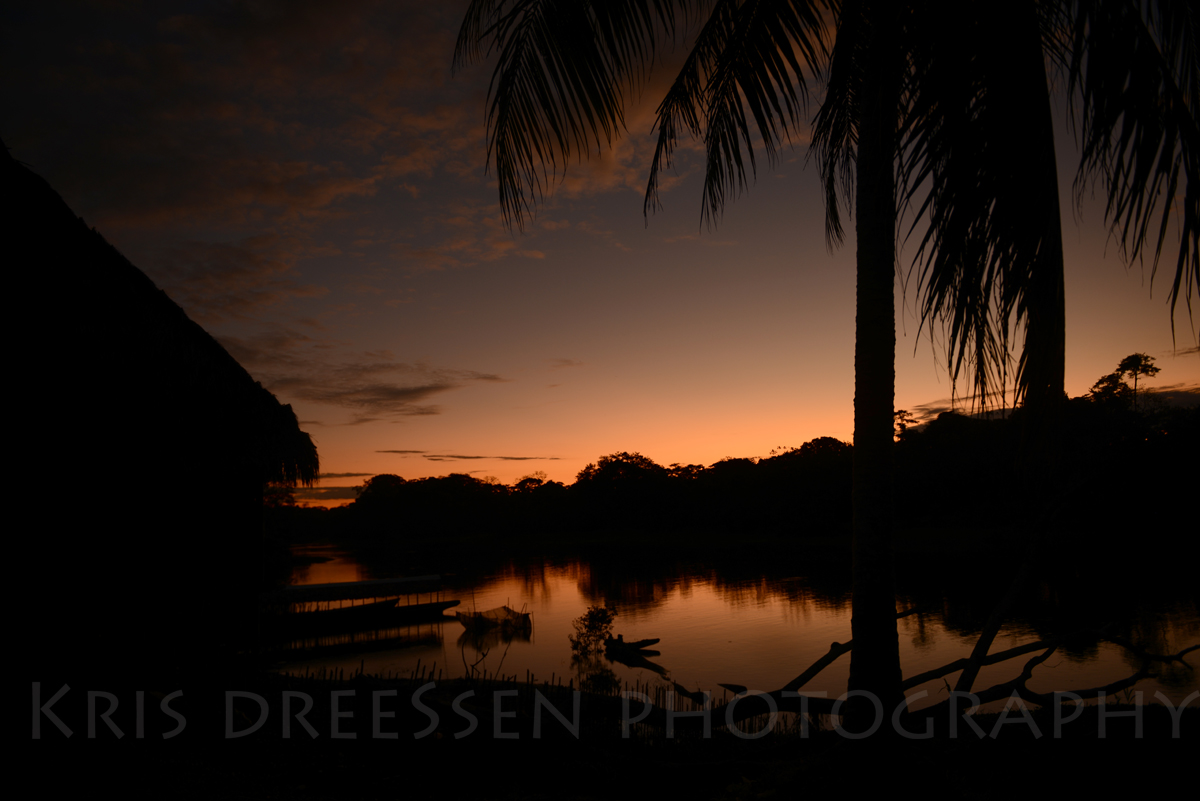 sunset at Yanayacou