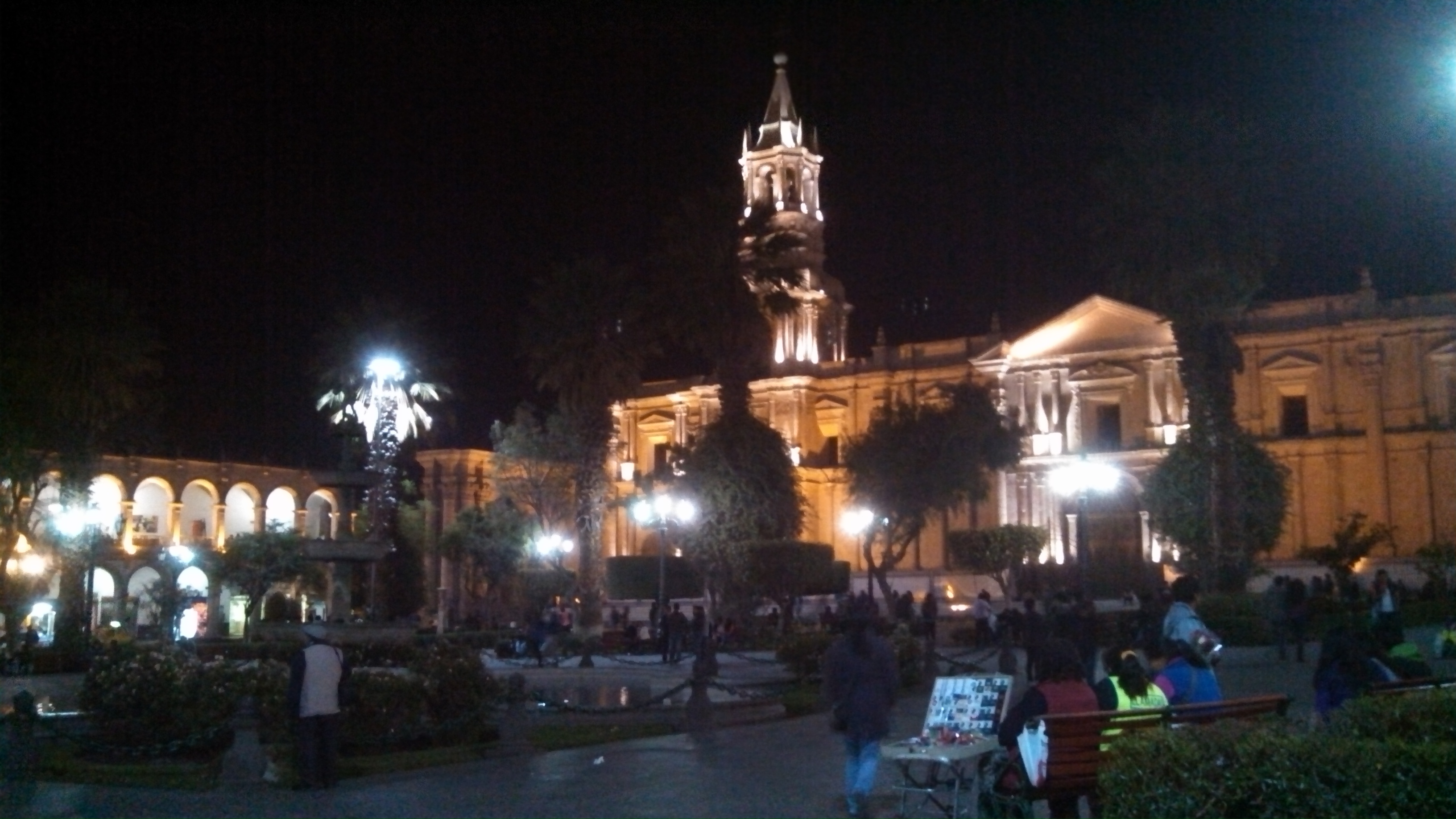 Plaza de Armas in Arequipa, Peru